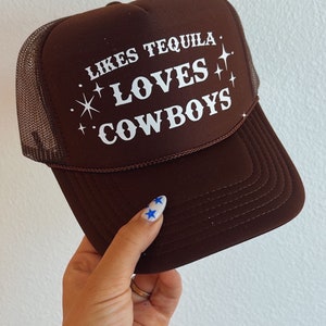 Gorra De Camionero Le gusta el tequila, le encantan los vaqueros