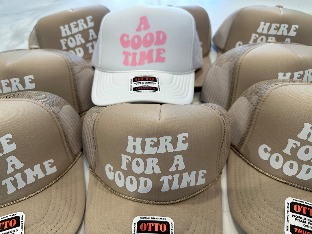 Just Here For A Good Time Trucker Hat main image 0