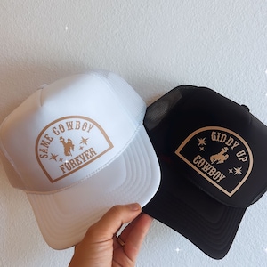 Giddy up cowboy // bachelorette hats