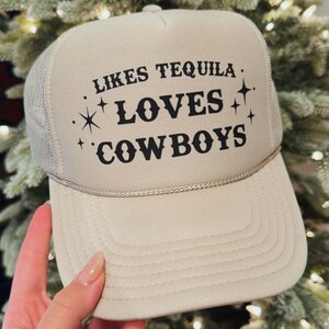 I Love Cowboys Trucker main image 0