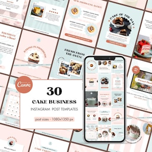 Kuchen Business Vorlagen, Bäckerei Instagram Vorlagen, Bäckerei Flyer, Kuchen Instagram Vorlage, Bäckerei Shop, Social Media Posts, 1080x1350