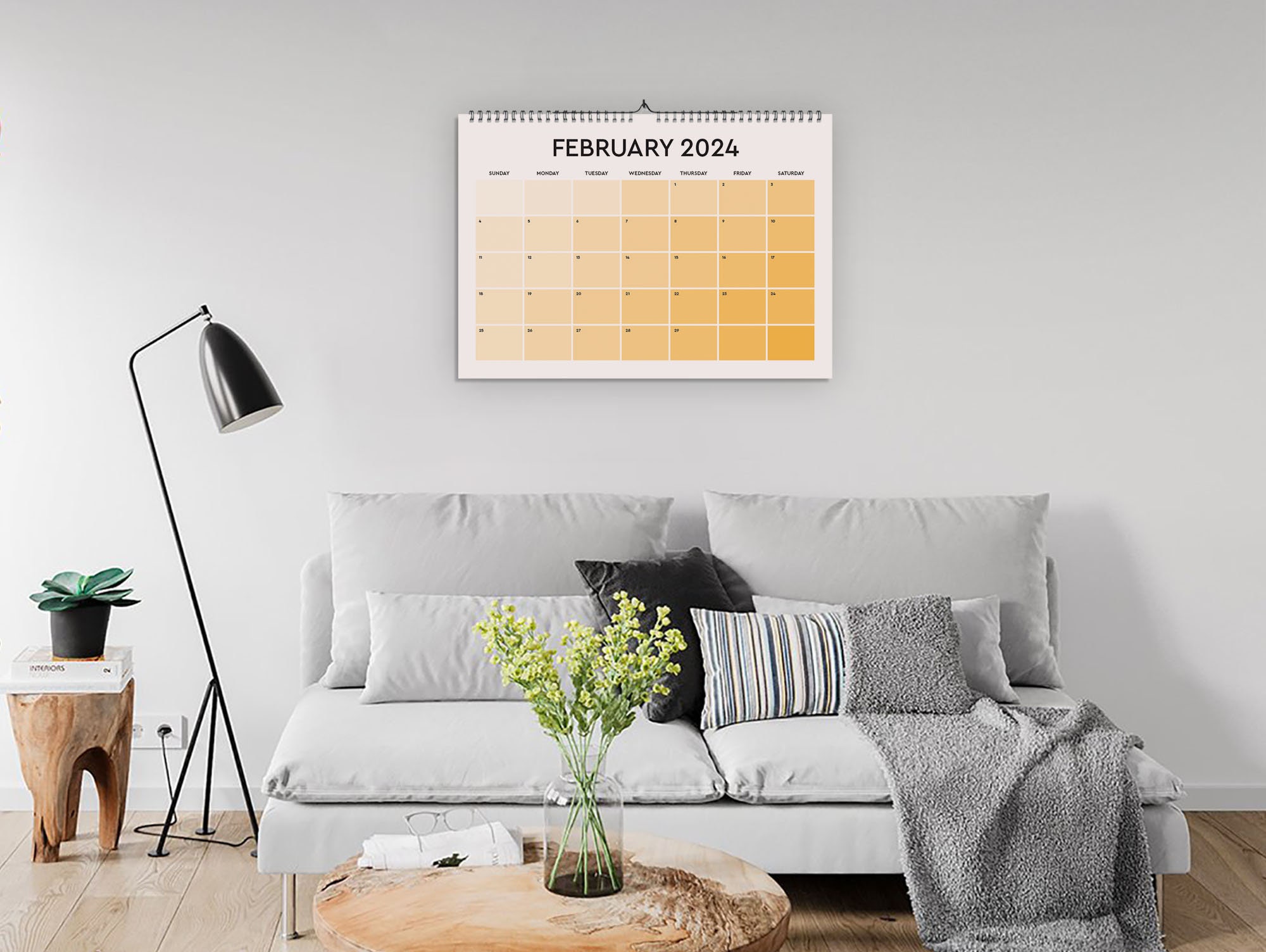 2024 Pantone Calendar, Wall Hanging Calendar, Pantone Planner, 2024