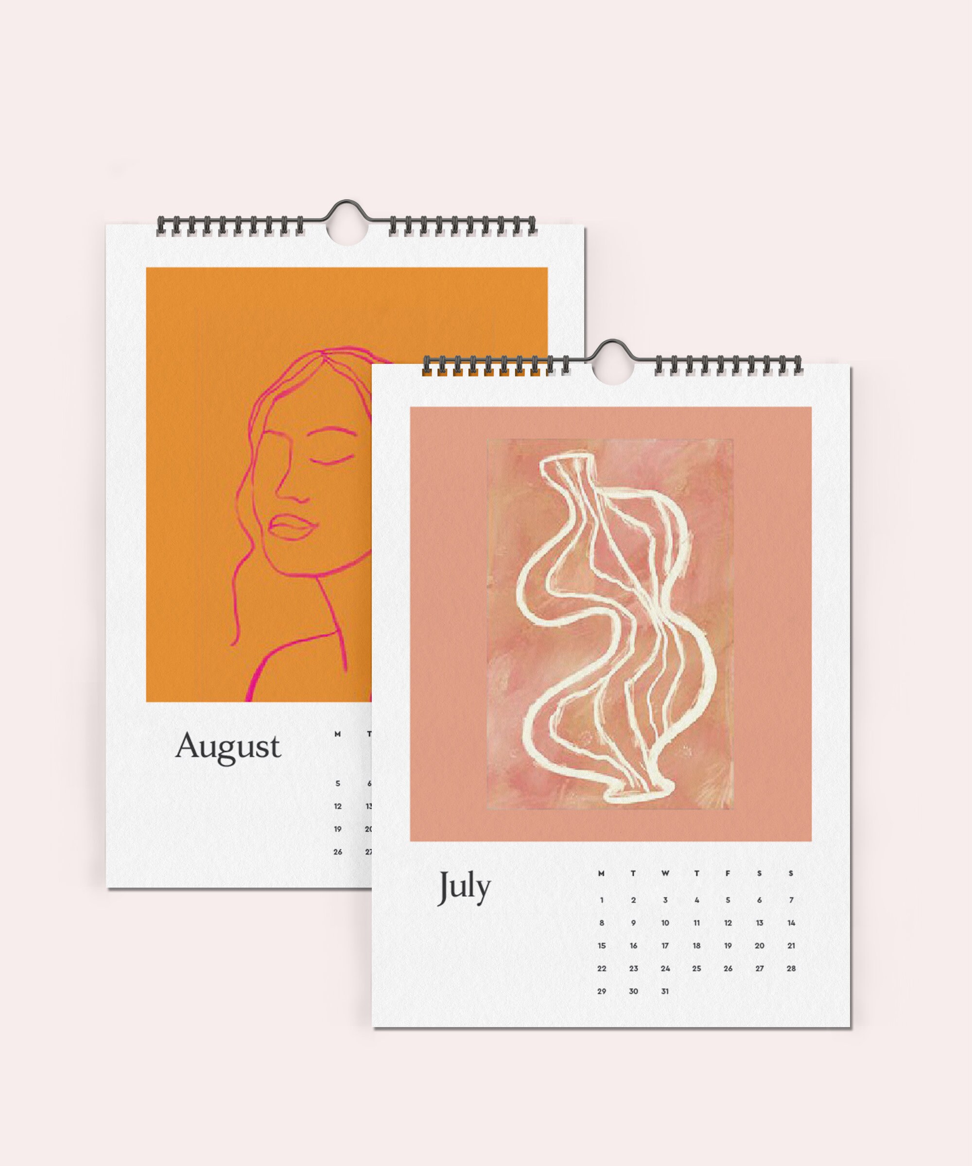2024 Gallery Calendar Monthly Calendar Art Calendar - Etsy