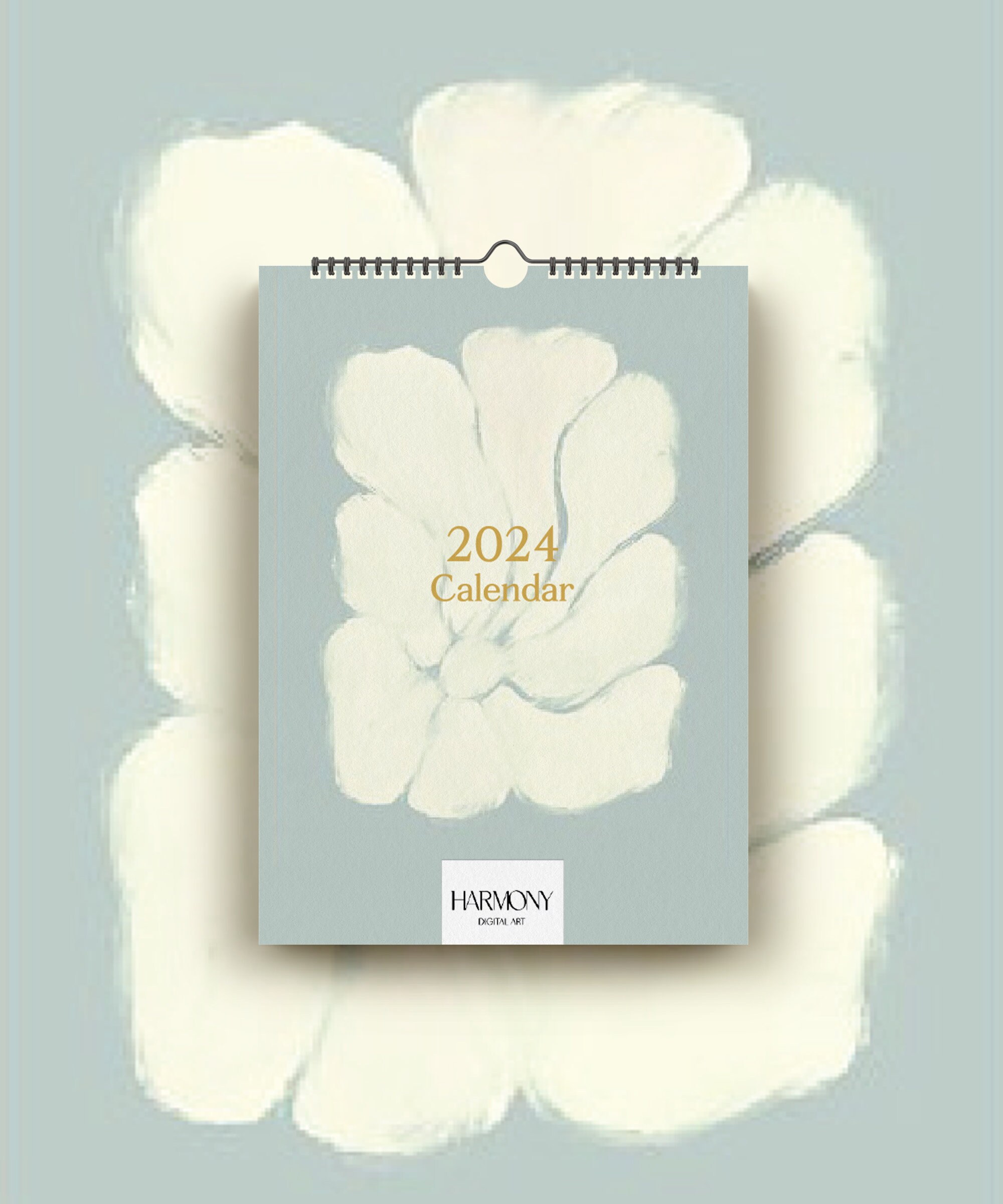 2024 Gallery Calendar Monthly Calendar Art Calendar - Etsy