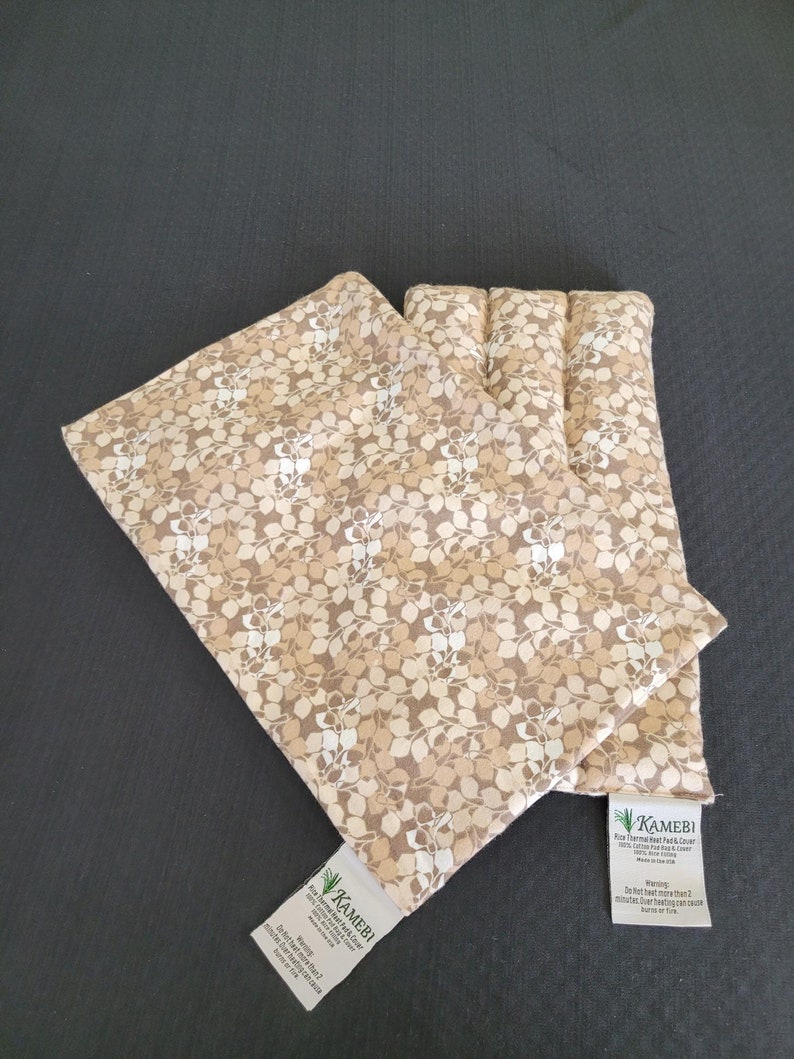 Heat Therapy. Reusable Microwavable Rice Bag for Hot/cold Therapy