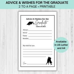 GRADUATION Advice and Wishes, Graduation Party