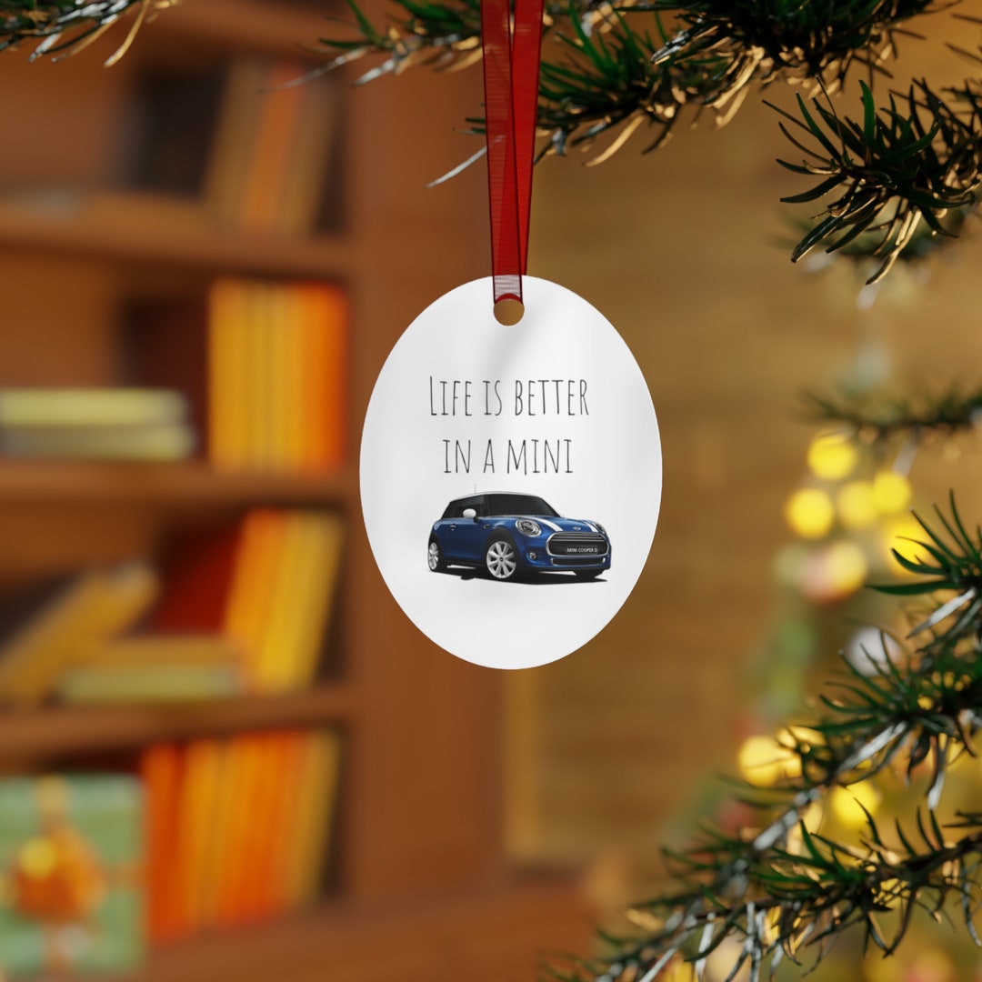 Mini Cooper Christmas Ornament 