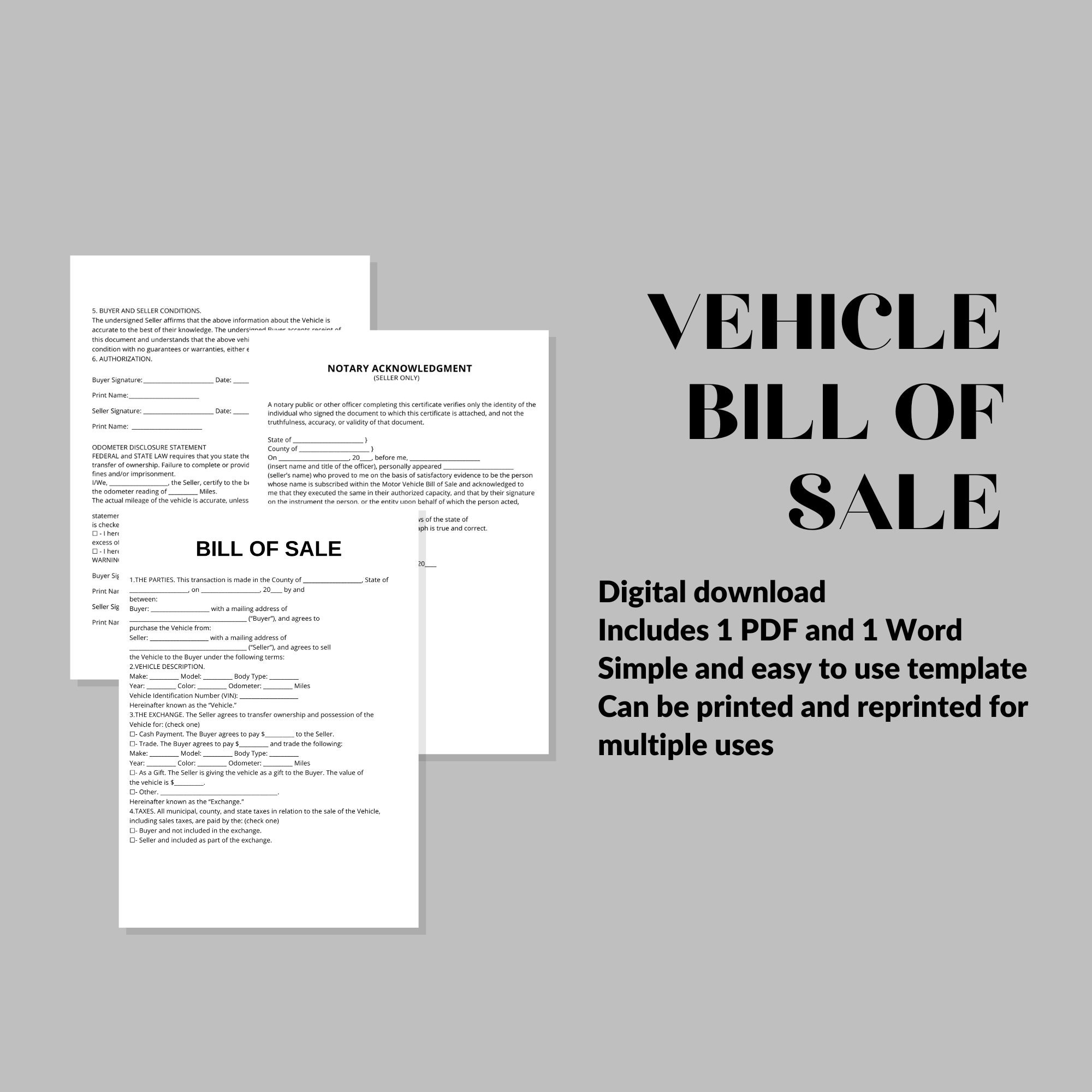 Printable Vehicle Bill Of Sale Car Sale Form Bill Of Sale Template gt-form-hf2-1-hybrid-forged-brushed-titanium-20x9-5x130-wheel-tyre