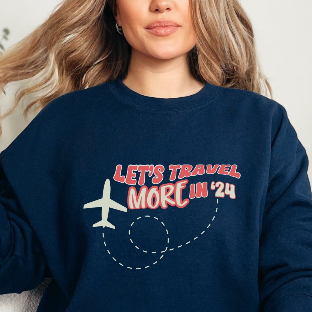 Womens Vacation Sweatshirt, Airplane Mode Travel Sweater, Ladies