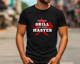 Grill Master T-Shirt, Father's Day BBQ Shirt