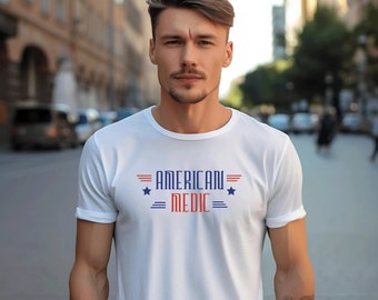 American Medic T-Shirt: Memorial Day Nurse Tee