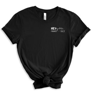 Hey you remember that you are Breathtaking Tee, Motivational T-Shirt, Minimalist T Shirt, Inspirational Shirt, Mental Health, Positivity Tee image 4