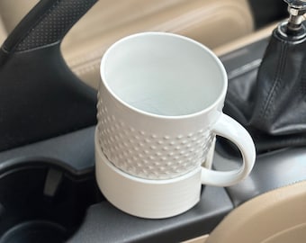 Expansor de portavasos para coche: adaptador de plástico para taza de café