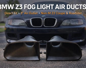 BMW Z3 Fog Light Air Ducts (Non-M) | Track & Performance Cooling Mod