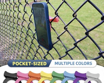 PhoneView | MagSafe Fence Phone Mount – Hands-Free Filming Clip for Pickleball, Tennis, Baseball, Sports, & TikTok