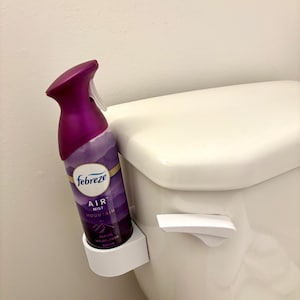 Modern Bathroom Air Freshener Holder: Febreze Can Organizer