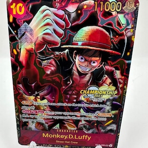 Monkey D Luffy st10 championship/proxy