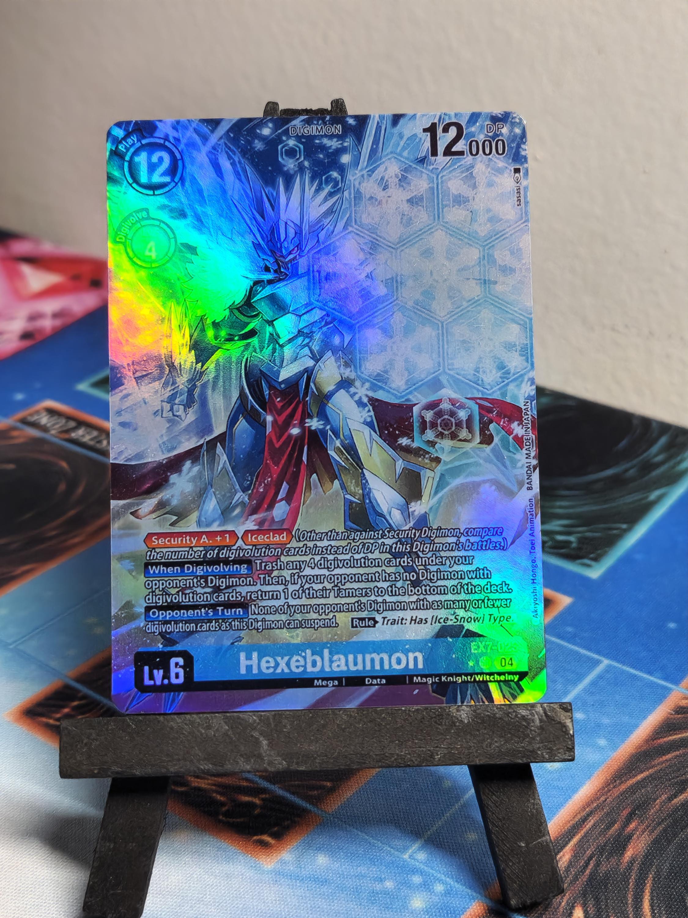 Hexeblaumon alt art EX7-023 Digimon Proxy