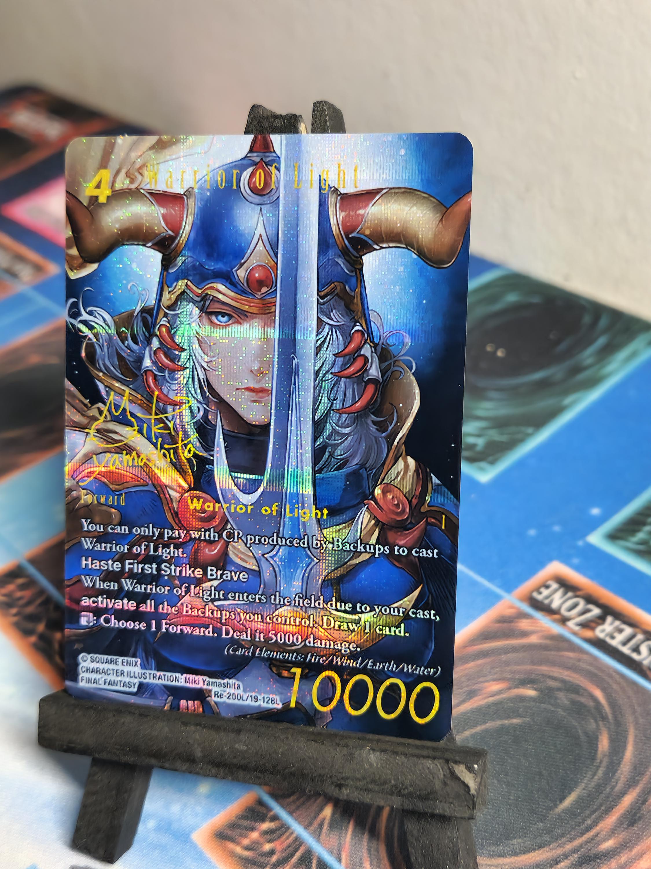 ウォーリアオブライト(フルアート)【L】Re-200L/19-128L Warrior of Light Signature Alt Art RE-200L/19-128L Final