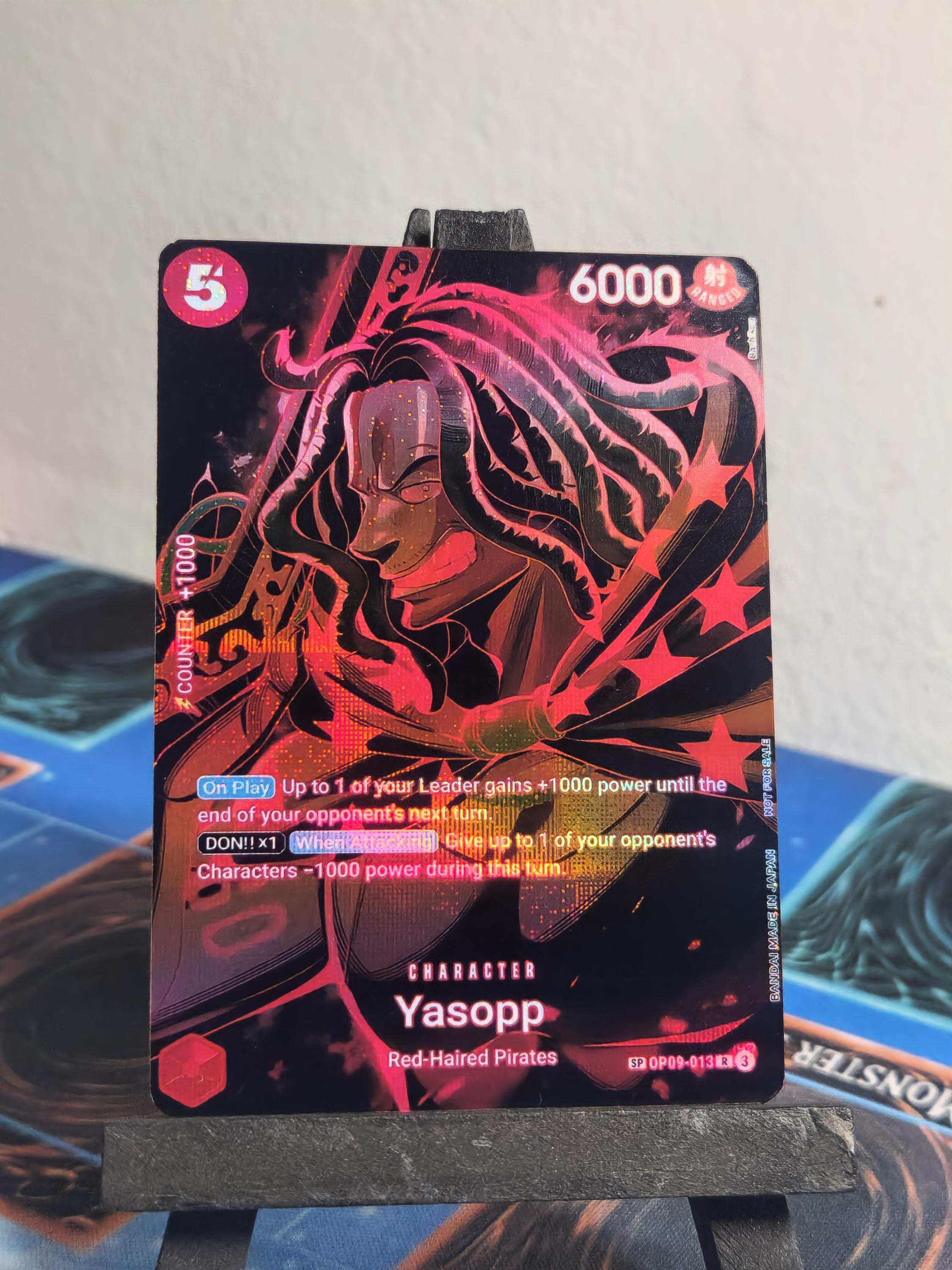 ワンピース カードゲーム yasuxxx Yasopp SP Alt Art Op09-013 One Piece Proxy - Etsy