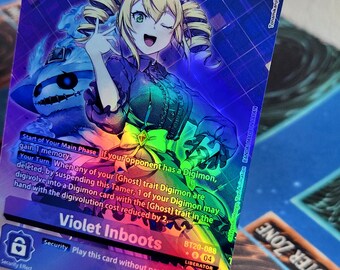 ヴァイオレット・インブーツ　BT20-088 Digimon Card Violet Inboots BT20-088 R Parallel Japanese DHL
