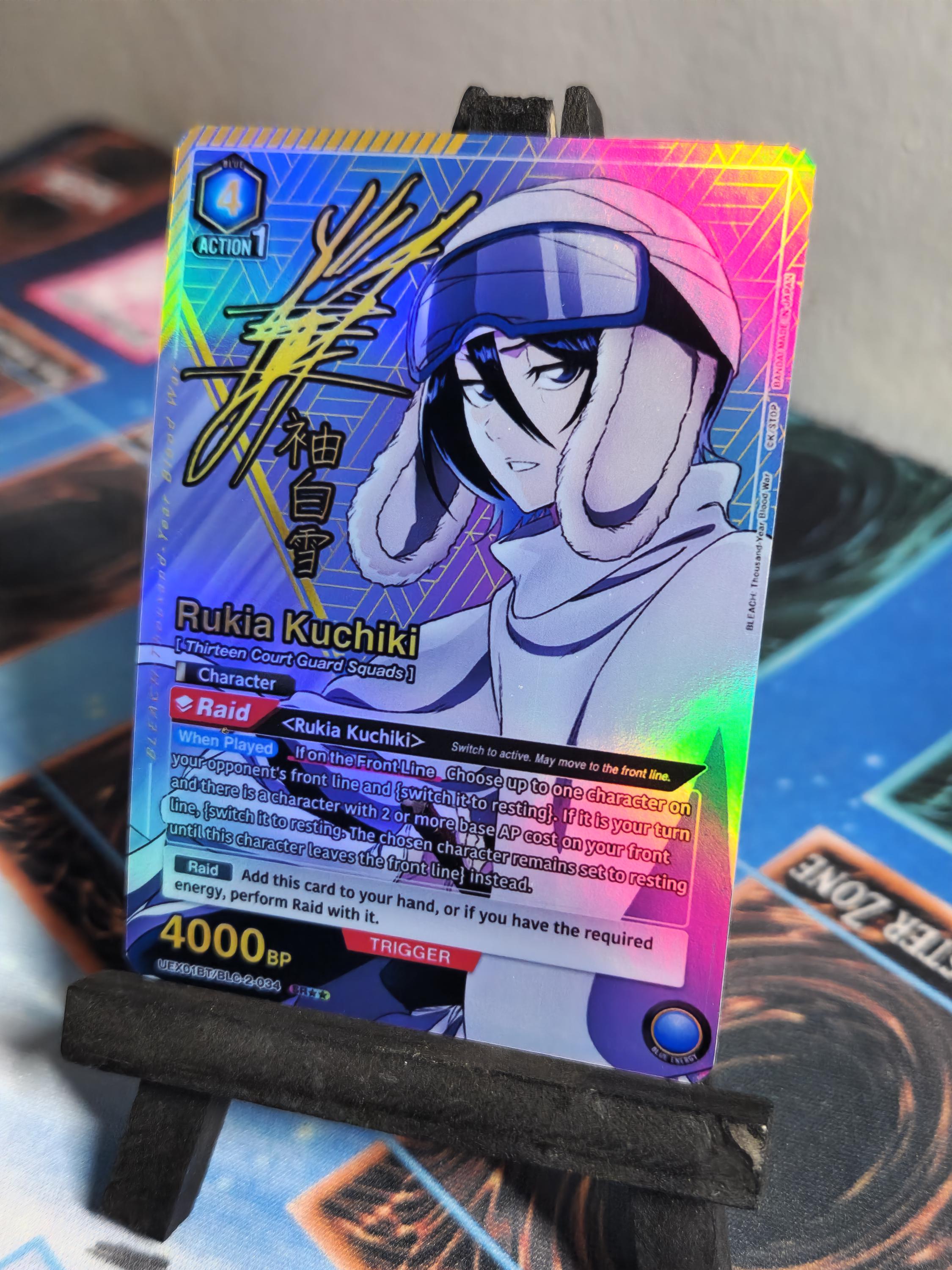 Rukia Kuchiki 2 Star Alt Art BLC-2-034 Union Arena Proxy Bleach - Etsy