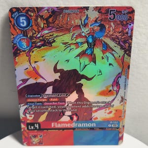 Flamedramon Promo P-137 Digimon Proxy