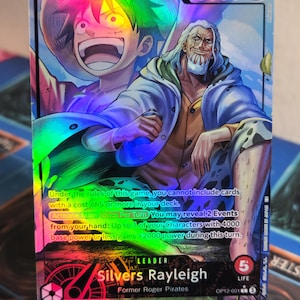 Silvers Rayleigh Leader alt art op12-001 One Piece proxy
