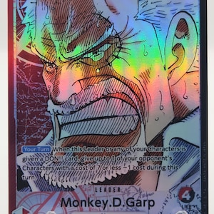 Monkey D. Garp op02-002  leader One Piece Proxy Card