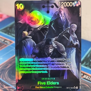 Five Elders alt art op13-082 One Piece proxy