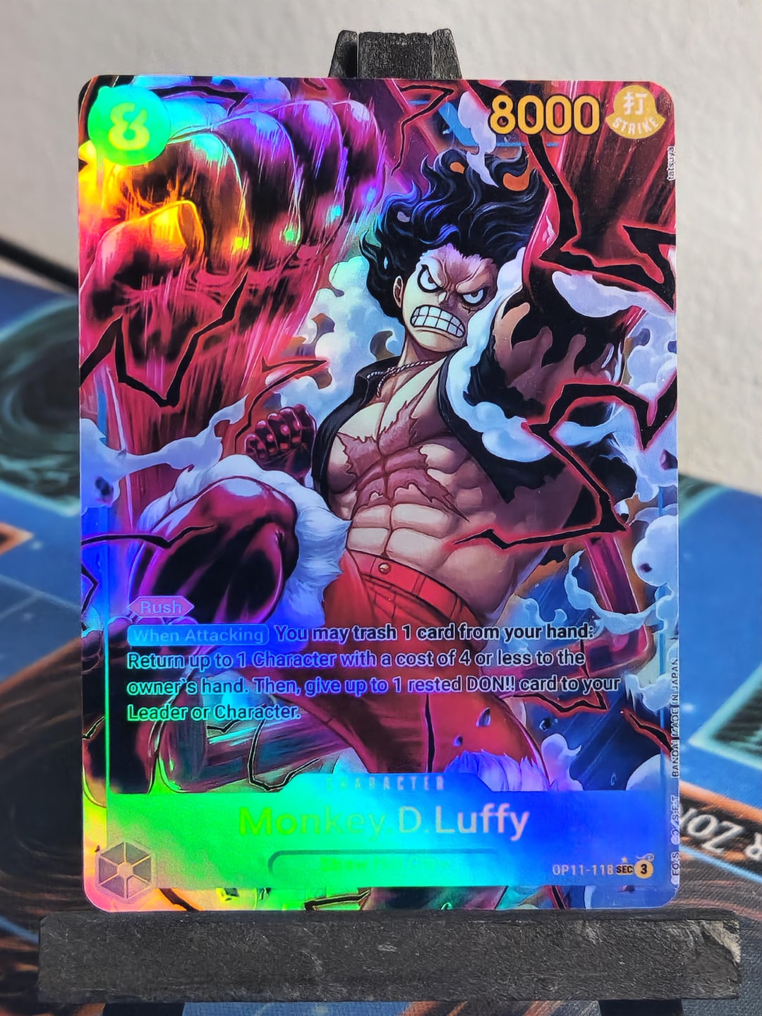 Monkey D Luffy Alt Art OP11-118 One Piece Proxy - Etsy Monkey D Luffy Alt Art OP11-118 One Piece Proxy - Etsy