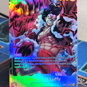 Monkey D Luffy Alt Art OP11-118 One Piece Proxy