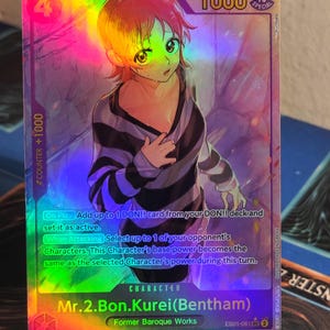 Mr.2 Bon Kurei (Bentham) alt art eb01-061 One Piece proxy