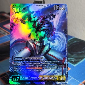 Arte alternativo del modo Ruina de Shinegreymon ex4-074 Digimon proxy