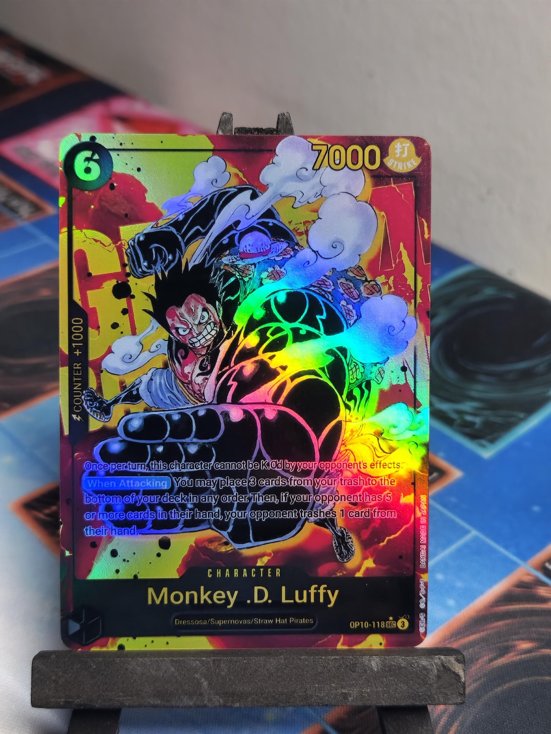 Monkey.d.luffy Alt Art Op10-118one Piece Proxy Card - Etsy Canada