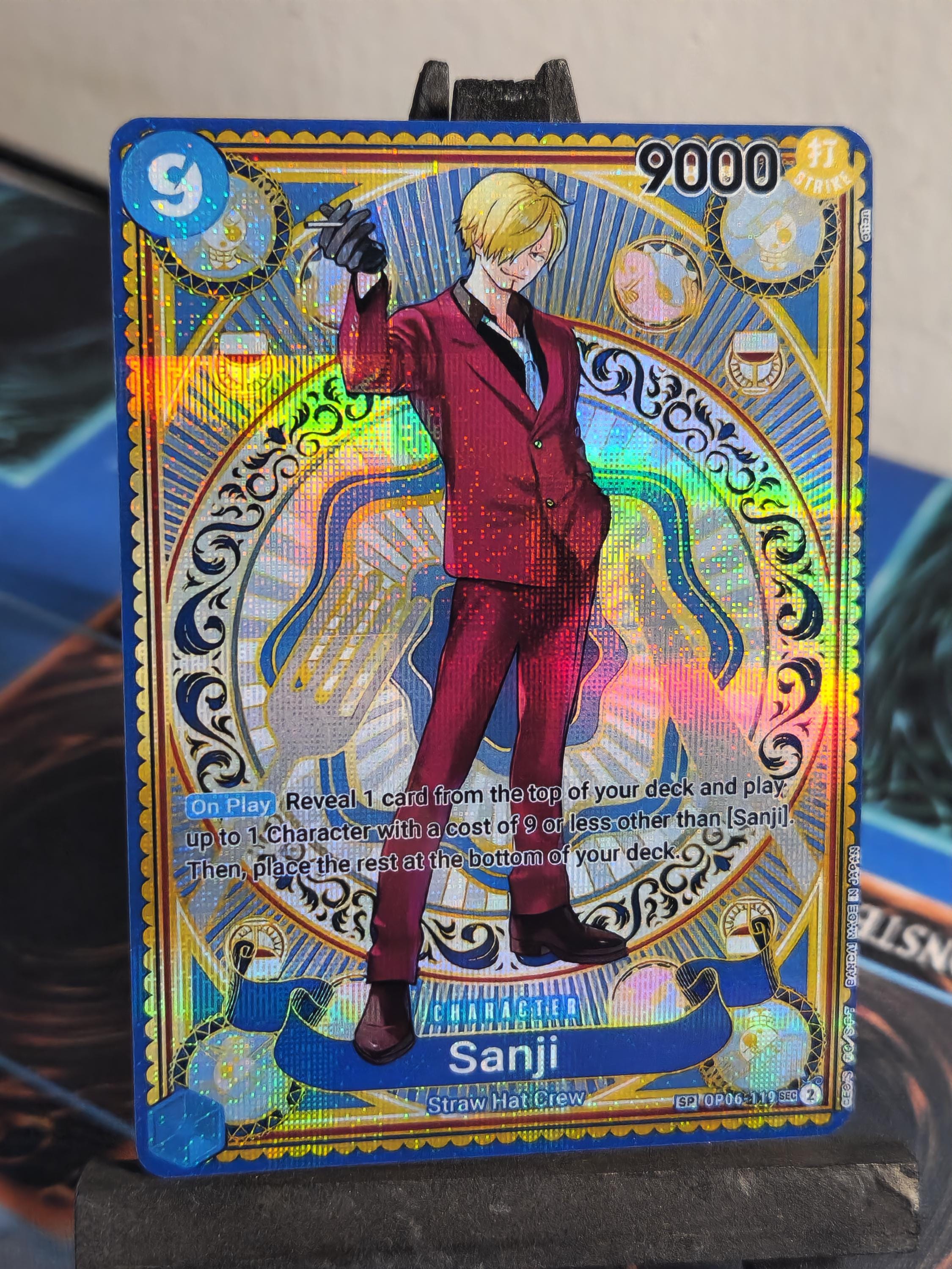 Sanji SP Alt Art Op06-119one Piece Proxy - Etsy