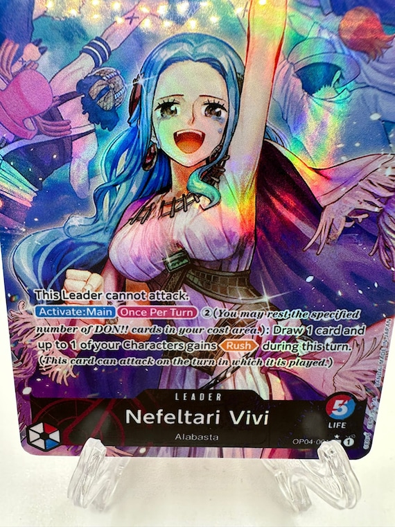 Nefeltari Vivi Leader Alt Art Op04-001 One Piece Proxy - Etsy