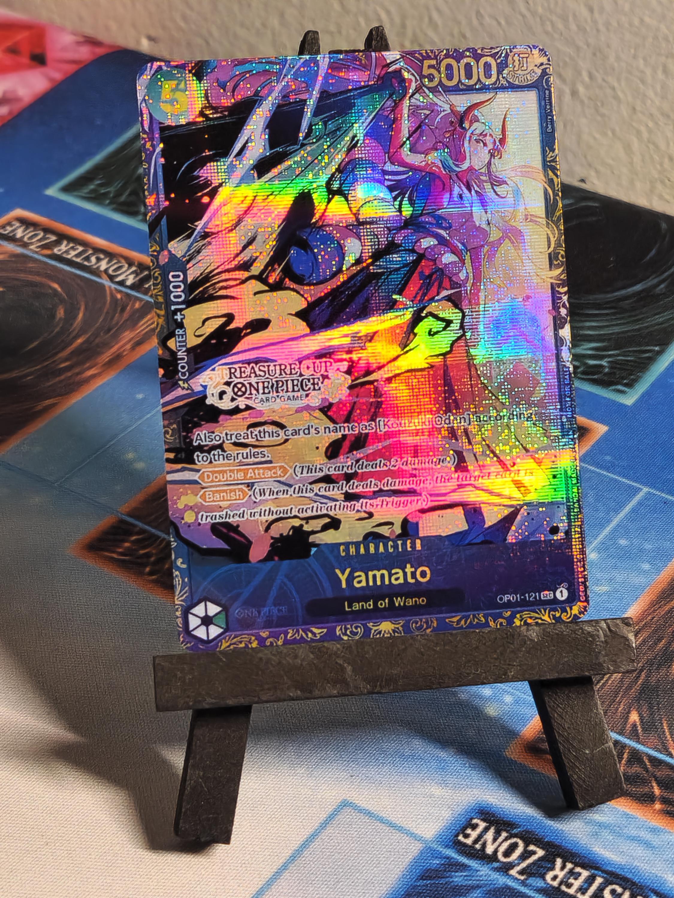 Yamato Treasure Cup Alt Art Op01-121 One Piece Proxy - Etsy