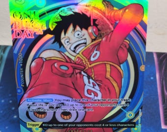 Monkey D Luffy Alt Art Op07-109 One Piece Proxy - Etsy Monkey D Luffy Alt Art Op07-109 One Piece Proxy - Etsy