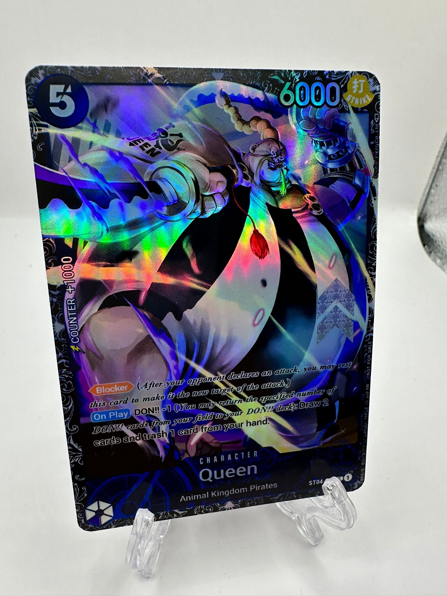 【PSA10】 クィーン SP ST04-005 Queen (SP Alt Art) ST04-005 C Two Legends HOLO/Japanese ONE