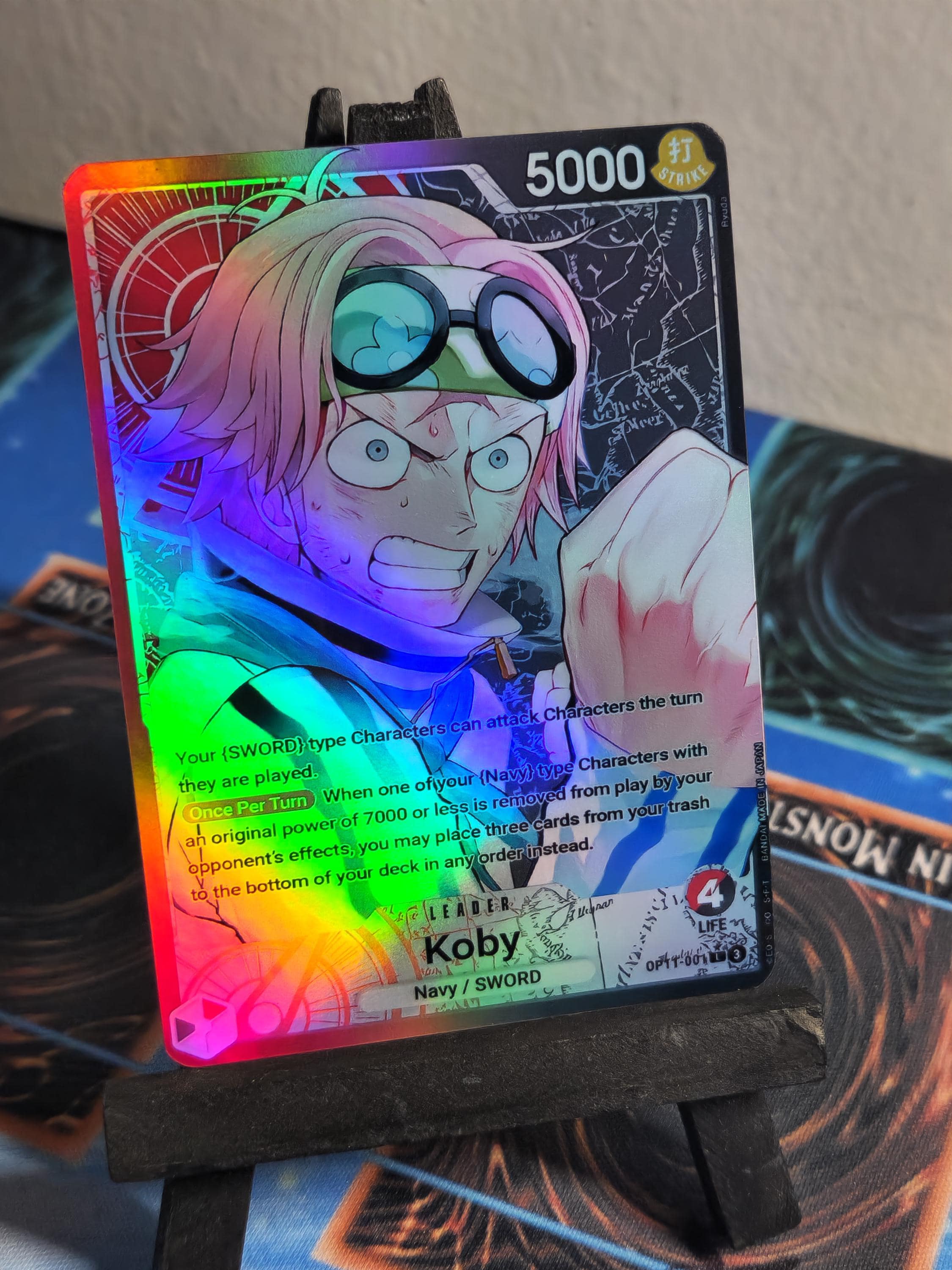 Koby Leader Alt Art OP11-001 One Piece Proxy - Etsy