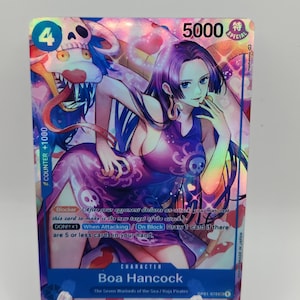 One Piece Boa Hancock alt art op01-078 Proxy Card