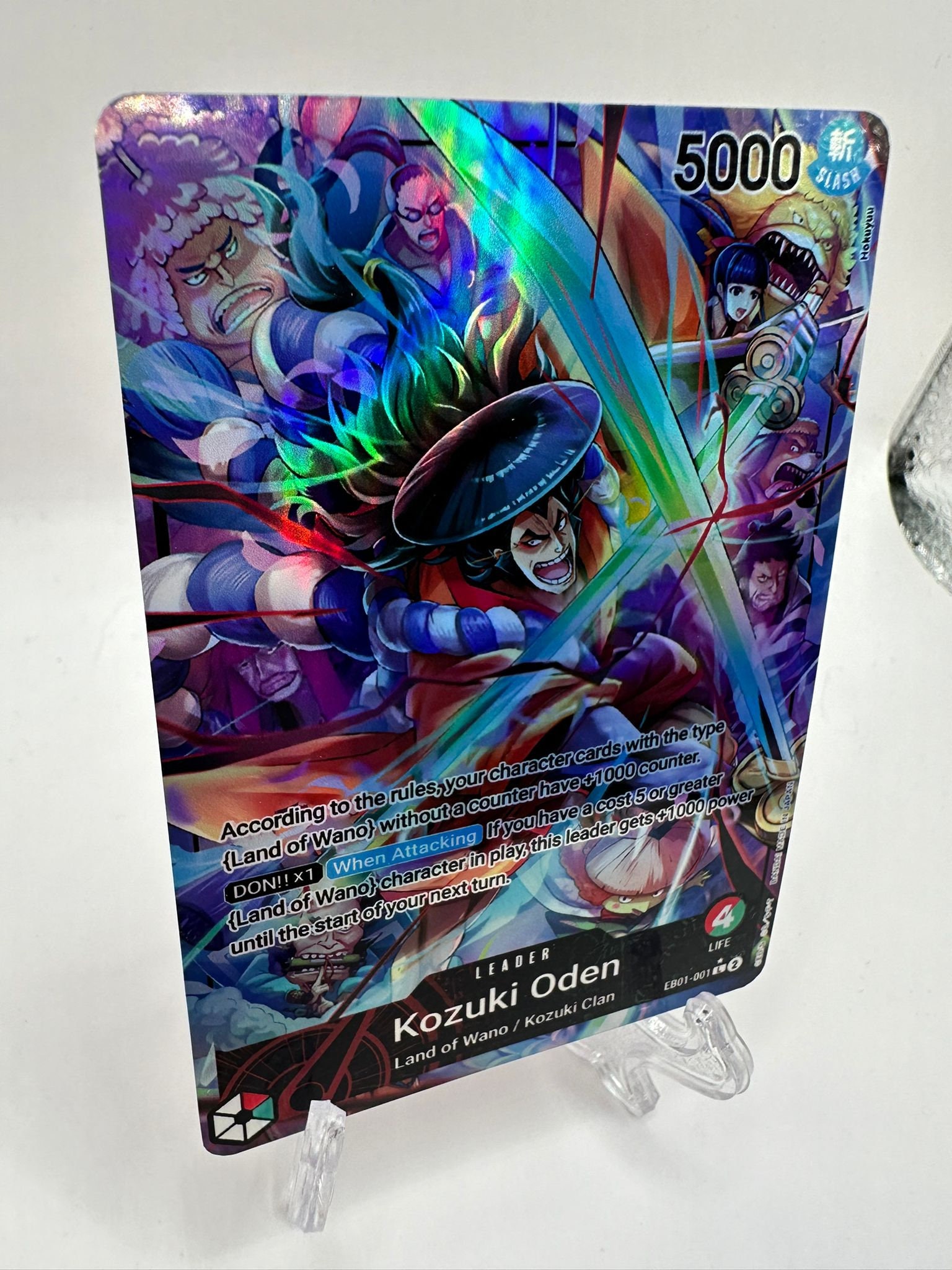 One Piece Kouzuki Oden Eb01-001 Proxy - Etsy