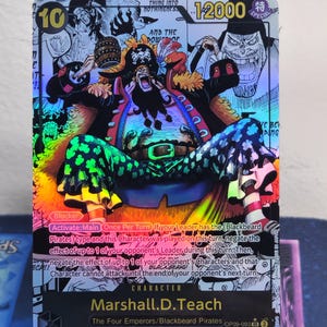 Marshall D Teach manga alt art op09-119 One Piece Proxy