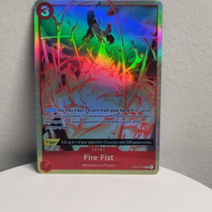 Fire Fist alt art op03-018 One Piece Proxy