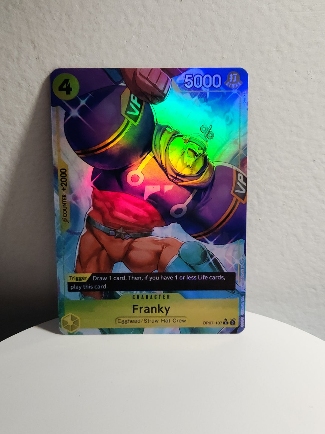 ワンピース　1〜107 One Piece card OP07-107 Franky R Parallel Japanese Era | eBay
