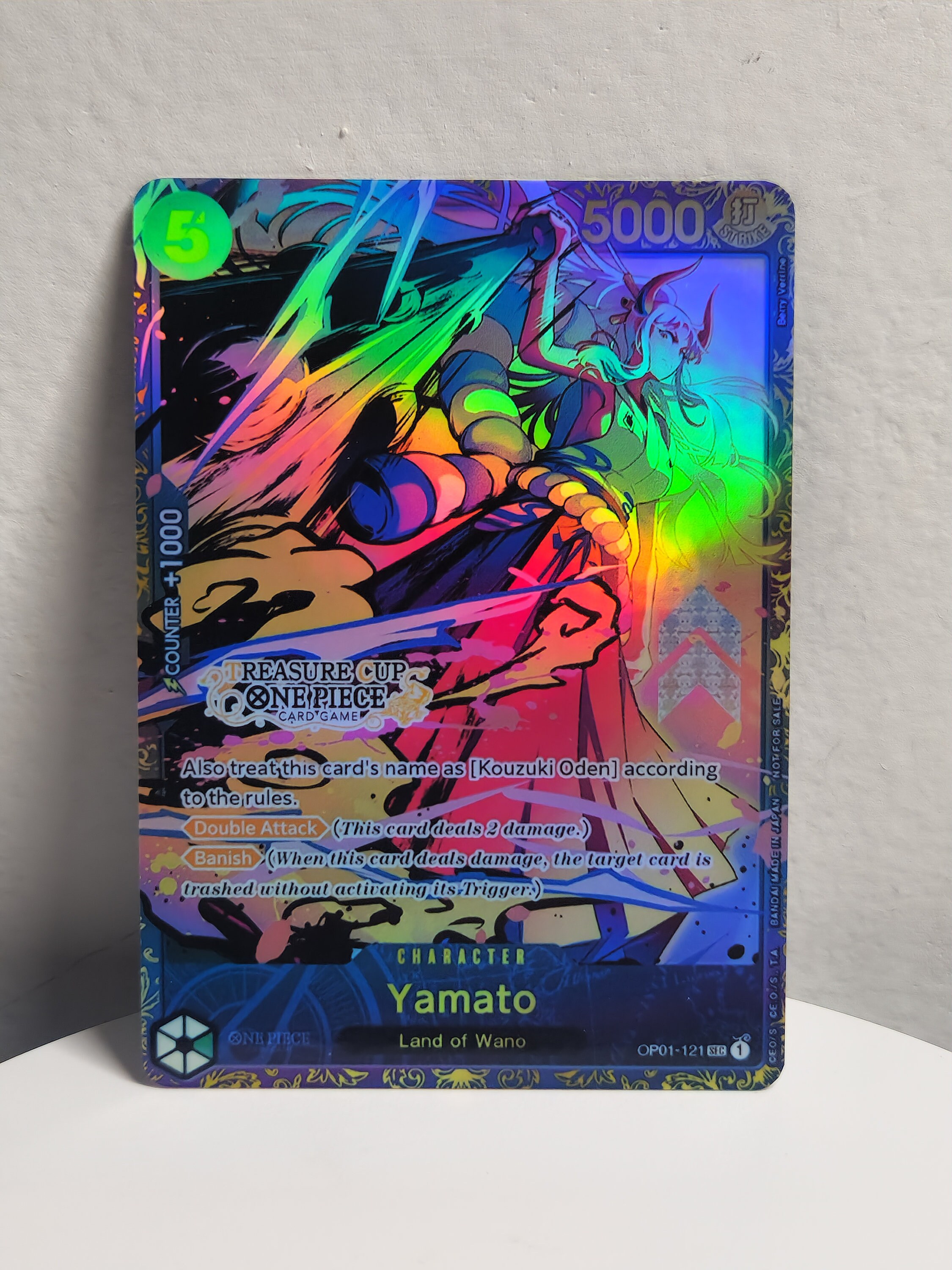 Yamato ヤマト OP01-121 SEC TREASURE CUP ワンピ Yamato [Top 64] OP01-121 Prices | One Piece Romance Dawn