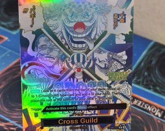 Cross Guild Manga Alt Art Op09-057 Prb02 One Piece Proxy - Etsy