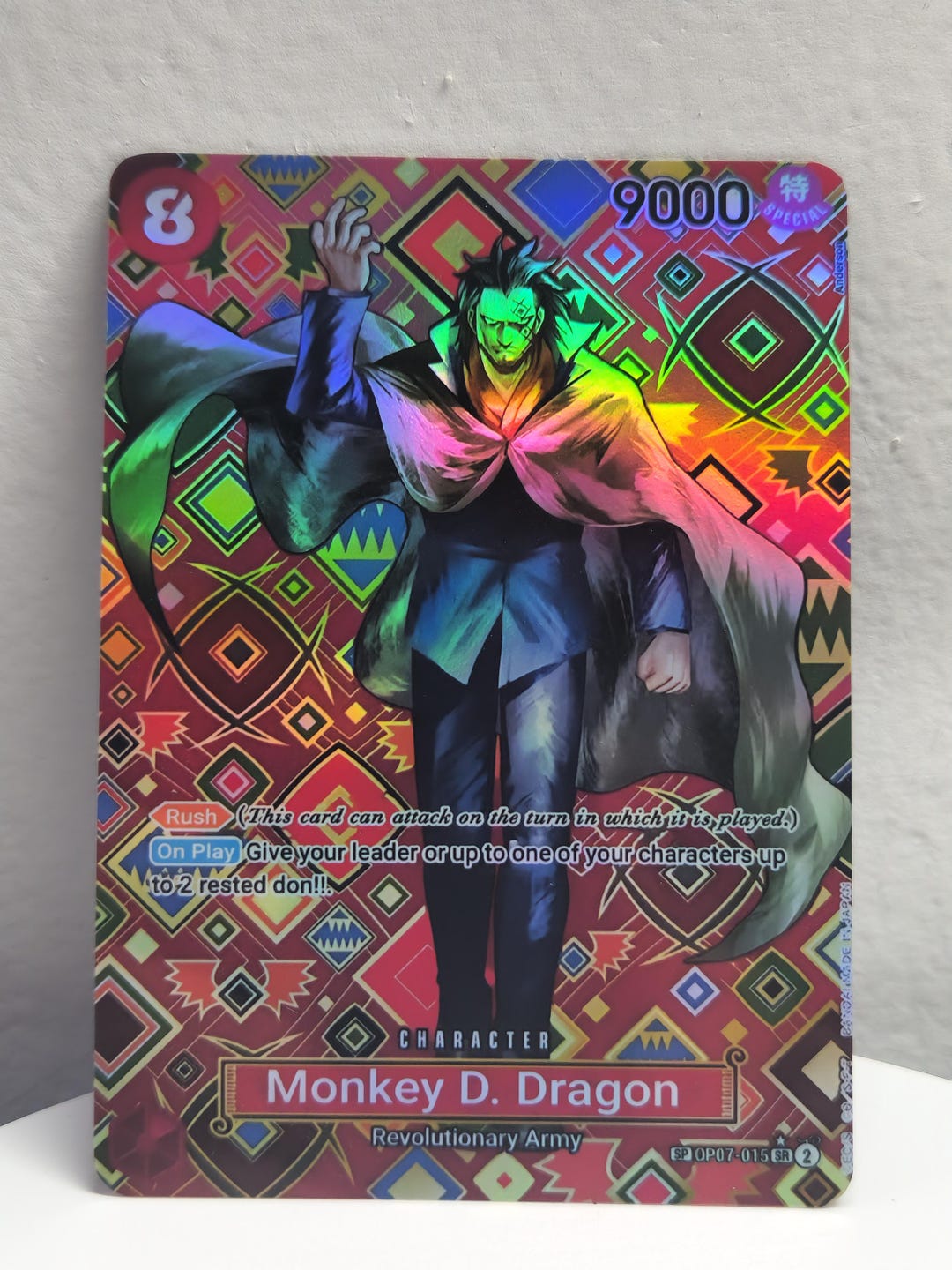 Monkey D Dragon SP Op07-015 One Piece Proxy - Etsy