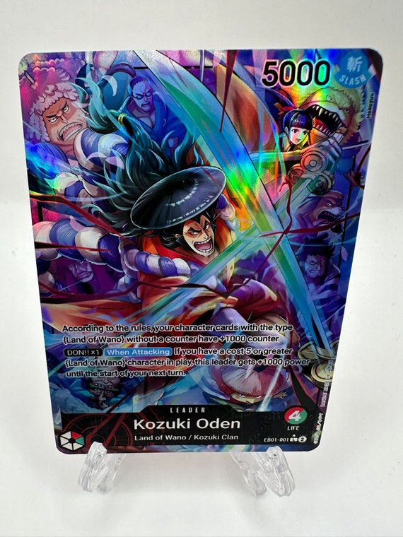 One Piece Kouzuki Oden Eb01-001 Proxy - Etsy